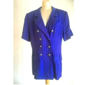 DRESS SAVVY women's purple double breasted jacket